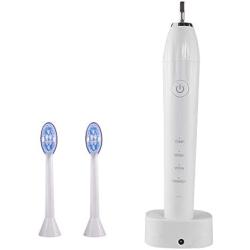 Ultrasonic Powered Toothbrushes Electric Powerful Sonic Cleaning - Ultra Sonic 40,000 VPM Motor Wireless Charging 4 Modes Smart Timer Modern Electric Toothbrush (White)