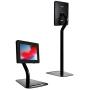 Premium Height-Adjustable Floor-to-Desk Security Kiosk Stand for Tablets, Black, For iPad 10.2 Inch, 11-Inch iPad Pro, iPad Air 3, iPad 5 & 6 & More (PAD-PARAFD)