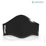 SonoMask for Women (Ear Loop, Black) Nose Clip Inside Wire Reusable Dual Layer Face Masks, by Sonovia Made in Israel