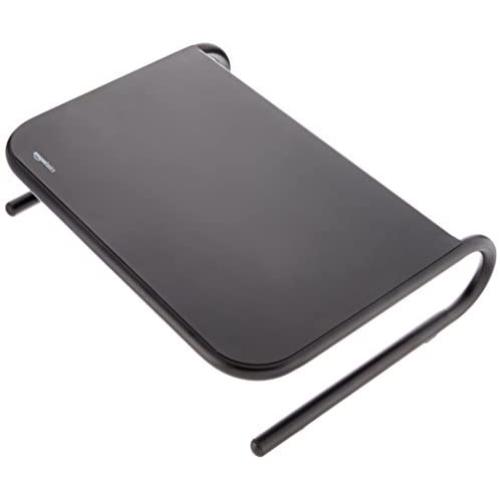 Amazon Basics Metal Computer Monitor Support Stand, Black, 8-Pack