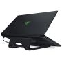 Razer Laptop Stand Chroma: Customizable Chroma RGB Lighting - Ergonomic Design - Anodized Aluminum Construction - 3x Port USB 3.0 Hub - Matte Black