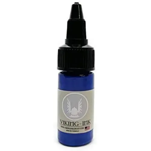 VIKING INK - Tattoo Ink - BOREAL BLUE 0.5oz (15ml) - The best colors and blacks - Vegan VIKING INK - Tattoo Ink - BOREAL BLUE 0.5oz (15ml) - The best colors and blacks - Vegan