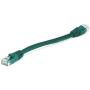 Monoprice 0.5FT 24AWG Cat6 550MHz UTP Ethernet Bare Copper Network Cable - Green