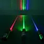 MXTLASER 520-80 Φ18x65mm Glass Lens Focusable Direct Green Laser Line Module for Clothes Cutting/Wood Cutting/Mechanical Positioning (Laser Module + Adapter + Holder)