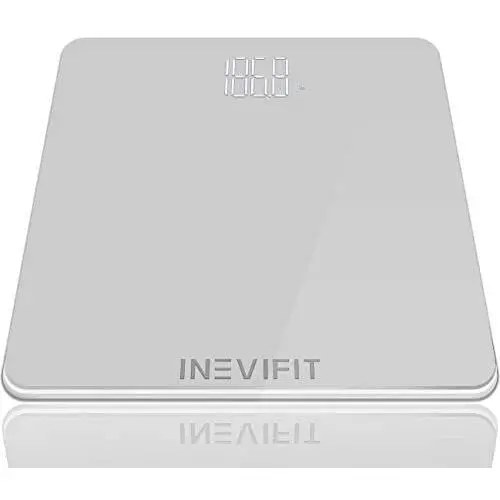 INEVIFIT Bathroom Scale, Highly Accurate Digital Bathroom Body Scale, Precisely Measures Weight up to 400 lbs
