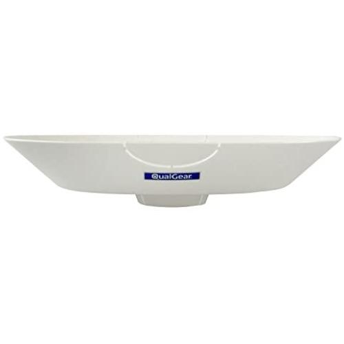 QualGear QG-PRO-PM-CA-W Pro-AV Single Joist Ceiling Adapter for 1.5'' Npt Threaded Pipe Projector Accessory