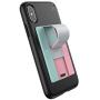 Speck Products GrabTab Cell Phone Holder and Stand, Works with Most Cell Phones - Aquifer Blue/Dolphin Grey/Sorbet Pink