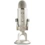 Blue Yeti USB Mic for Recording & Streaming on PC and Mac, 3 Condenser Capsules, 4 Pickup Patterns, Headphone Output and Volume Control, Mic Gain Control, Adjustable Stand, Plug & Play - Platinum