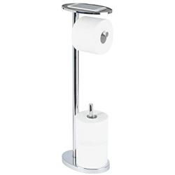 Better Living Products 54584 OVO Toilet Caddy with Tray, Chrome
