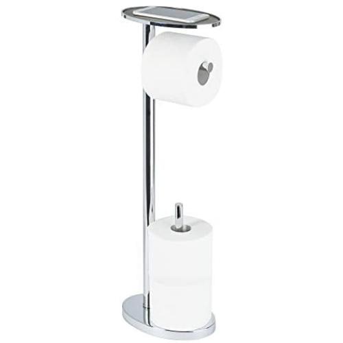 Better Living Products 54584 OVO Toilet Caddy with Tray, Chrome