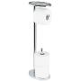 Better Living Products 54584 OVO Toilet Caddy with Tray, Chrome