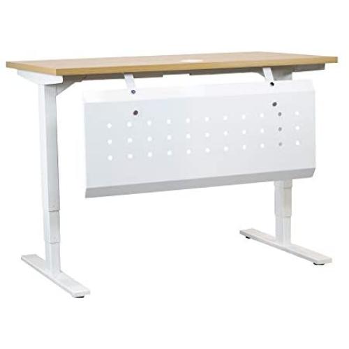 Aluminum Modesty Panel - 39'' - White. Accessory for Computer Standing Desk 48 x30 inch