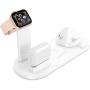 Wireless Charger,Kertxin 4 in 1 Charging Station,QI Wireless Charging Stand for Apple Watch,iPhone,Airpod,Compatible iWatch Series SE 6 5 4 3 2 1,iPhone 12 11 11 pro Xs X Max XR X 8 8+ Samsung S9