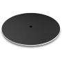 Nekmit Aluminum Heavy Duty 360° Rotation Swivel with Steel Ball Bearings Stand for Flat Panel Monitors, TVs and Stereo Speakers, 9.5 Inches Round, Black