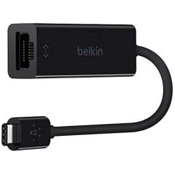 Belkin USB-IF Certified USB Type C (USB-C) to Gigabit Ethernet Adapter, Compatible with USB-C Devices including New MacBook, MacBook Pro (2016), XPS and ChromeBook Pixel (F2CU040btBLK)