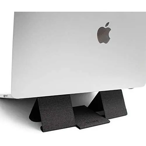 SenseAGE Double Pyramid Foldable Laptop Stand, Lightweight Laptop Stand, Anti-Slide and Portable Notebook Stand, Compatible with MacBook/MacBook Air/MacBook Pro, Tablets and Laptops up to 15”, Black SenseAGE Double Pyramid Foldable Laptop Stand, Lightweight Laptop Stand, Anti-Slide and Portable Notebook Stand, Compatible with MacBook/MacBook Air/MacBook Pro, Tablets and Laptops up to 15”, Black