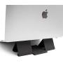 SenseAGE Double Pyramid Foldable Laptop Stand, Lightweight Laptop Stand, Anti-Slide and Portable Notebook Stand, Compatible with MacBook/MacBook Air/MacBook Pro, Tablets and Laptops up to 15”, Black