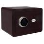 Golval EF25 Home Steel Security Safe Box, Biometric Fingerprint Quick-Access Safe with New-Gen Full Keypad Module Wide, Solid Steel Safe Strongbox for Cash,Jewelry, Guns, Valuables (red)