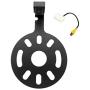 Master Tailgaters Backup Camera for Jeep Wrangler Spare Tire Mount with OEM Monitor Adapter
