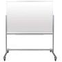 Luxor 60''W x 40''H Double-Sided Mobile Magnetic Glass Marker Board