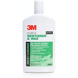 3M Marine Restorer & Wax (09006) – For Boats and RVs – 33.8 Ounces