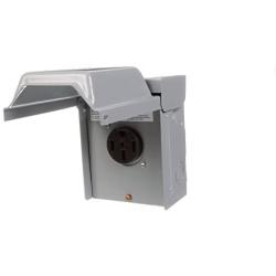Talon LGP1S 50-Amp Enclosed, Outdoor Rated, Receptacle