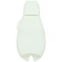 SEGADEN Silicone Cover Protector Case Holder Skin Jacket Compatible with DODGE JEEP CHRYSLER 4 Button Smart Remote Key Fob CV4752 White
