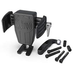 Ciro CYBERCHARGER Phone Holder with 15W Wireless Fast Charger and Black Perch Mount