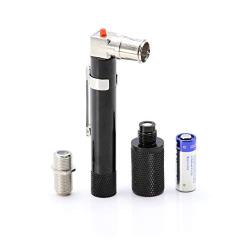 Coaxial (Coax) Pocket Continuity Tester (Tracer) with Voltage Toner (Sound) and Barrel Connector Bundle, For testing, labeling, and identifying coaxial lines - POCKET TONER