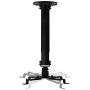 VIVO Universal Extending Ceiling Projector Mount, Height Adjustable Projection, Black, MOUNT-VP02B