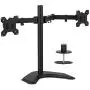 Mount-It! Dual Monitor Stand | 2 Monitor Mount Fits 19 20 21.5 24 27 29 32 Inch Computer Screens | Free Standing and Grommet Bases | Two Heavy Duty Tilt Swivel Height Adjustable Arms | VESA Compatible Mount-It! Dual Monitor Stand | 2 Monitor Mount Fits 19 20 21.5 24 27 29 32 Inch Computer Screens | Free Standing and Grommet Bases | Two Heavy Duty Tilt Swivel Height Adjustable Arms | VESA Compatible