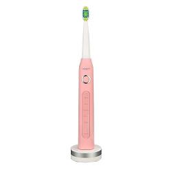 Voom Sonic Pro 5 Series Rechargeable Electronic Toothbrush Dentist Recommended 2 Minute Timer with Quadrant Pacing 5 Adjustable Speeds | Soft Dupont Nylon Bristles, Blue 4 Ounce