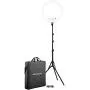 Westcott 18” Bi-Color LED Ring Light Kit with Batteries and Stand Professional Studio Continuous Lighting for Photography, Video Conferencing, and Video Production