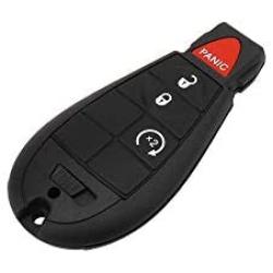 DRIVESTAR Keyless Entry Option Replacement Car Key for Chrysler 300/Town & Country,for Dodge Challenger/Durango/Grand Caravan/Journey,for Jeep Commander M3N5WY783X, IYZ-C01C, Set of 2