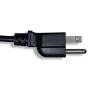 Cablelera Power Cord Extension and Splitter, NEMA 5-15P to NEMA 5-15R x 2, 16 AWG, 13A, 125V (ZWACPQAG-14)