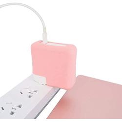 Premium Silicone Charger Cover Compatible with MacBook Pro 13 (Model: A2251/2289/A2338, 2020+), MacBook Pro 13 (Model:A1425/A1502/A1706/A1708/A1989/A2159, 2011-2020) - Pink