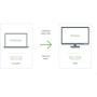 Plugable Active DisplayPort to HDMI Adapter - Connect Any DisplayPort-Enabled PC or Tablet to an HDMI Enabled Monitor, TV or Projector for Ultra-HD Video Streaming (HDMI 2.0 up to 4K 3840x2160 @60Hz)