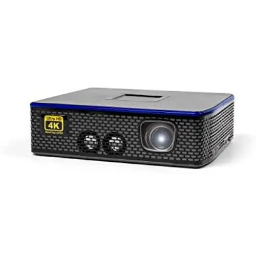 AAXA 4K1 LED Home Theater Projector, 30,000 Hour LEDs, Mercury Free, Native 4K UHD Resolution, Dual HDMI with HDCP 2.2, 1500 Lumens, E-Focus (Renewed) AAXA 4K1 LED Home Theater Projector, 30,000 Hour LEDs, Mercury Free, Native 4K UHD Resolution, Dual HDMI with HDCP 2.2, 1500 Lumens, E-Focus (Renewed)