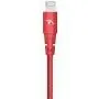 Tech Armor Apple MFi Certified Lightning Cable to USB A - 6FT Red - Tough-Braided Extra-Strong Jacket - Sync/Charge iPhone & iPad