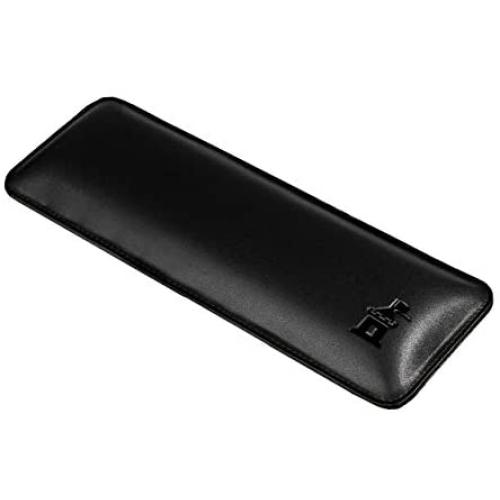 Bailey 60% by Castle - Compact Wrist Rest for Keyboards with Around 61 Keys - Leather Ergonomic Computer Extra Firm Keyboard Wrist Support for Typists, Gaming, Heavy Office Use (Nightfall, 60% Size)