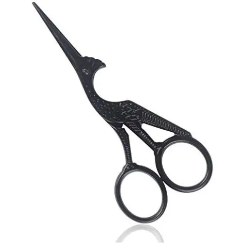 BIHRTC 4.5 Inch Mini Embroidery Scissors Cross Stitch Scissors Stainless Steel Sharp Sewing Craft Scissors DIY Tools Shears Scissors for Thread Needlework Art Work and Everyday Use