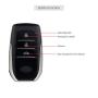 EASYGUARD EC002PP-T2-HIL Plug and Play PKE Remote Starter Passive keyless Entry Push Start Button Fit for Key Start Petrol Toyota Hilux 2016-2019 CAN Bus Compatible OBD2 Connector