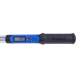 Kobalt 856838 3/8-Inch Drive 5-100 Foot-Pound Programmable Electronic Torque Wrench with Torque-Angle