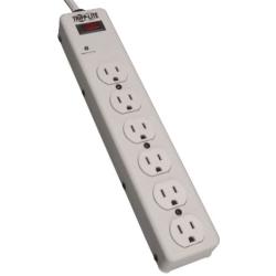 Tripp Lite 6 Outlet Surge Protector Power Strip, 6ft Cord, Metal, & $5,000 Insurance (TLM606)
