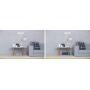 Bluelounge CableBox Cable and Cord Management System - (Moonlight Blue) - Pack of 2