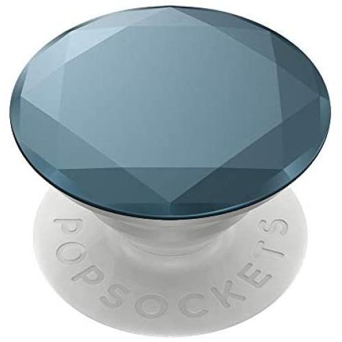 PopSockets PopGrip - Expanding Stand and Grip with Swappable Top - Metallic Diamond Batik Blue