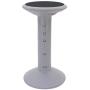 Storex Active Tilt Stool, Ergonomic Seating for Flexible Office Space and Standing Desks, Adjustable 12-24 Inch Height, Gray (00322U01C)