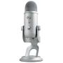 Blue Yeti USB Mic for Recording & Streaming on PC and Mac, 3 Condenser Capsules, 4 Pickup Patterns, Headphone Output and Volume Control, Mic Gain Control, Adjustable Stand, Plug & Play - Space Gray