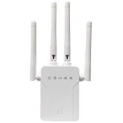 WiFi Extender - WiFi Repeater, WiFi Booster Covers Up to 2500 Sq.ft and 30 Devices, Up to 1200Mbps Dual Band WiFi Repeater with Ethernet Port, Wireless Signal Booster for Home