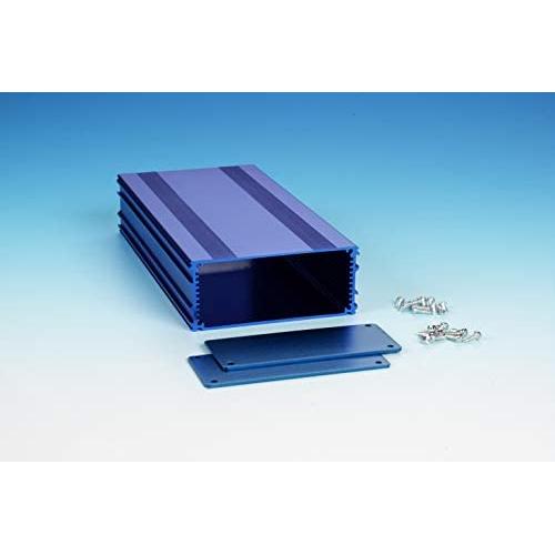 B3-220BL: Blue Anodized, Extruded Aluminum Electronic Enclosure Project Box Electronic DIY Case, size 8.66''x 4.27''x1.77'' / 220 x 108.5 x 45mm (LWH)